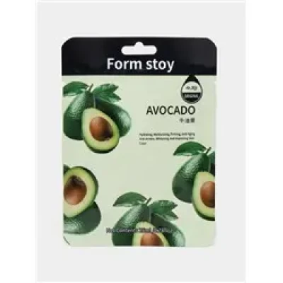 Тканинна маска для обличчя "Form Stoy Avocado" 25мл