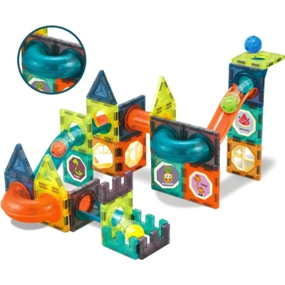 Магнітний конструктор Woopie Light Magnetic Blocks G025/110 деталей