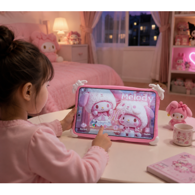 Дитячий планшет MEIJIAHUI Melody H1 8 ГБ RAM + 256 ГБ ROM Android 15 Рожевий
