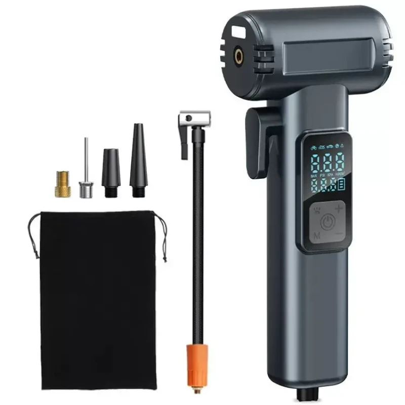 Автомобільний компресор 150PSI 12V, що перезаряджається, з Powerbank SW-201B Автомобільний компресор 150PSI 12V, що перезаряджається, з Powerbank SW-201B