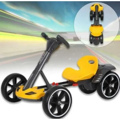 Машина дитяча електро HL-B6 з аккум.6V, 4.5A, 6км.ч, до 50кг, 3-8 років +пульт ДК жовта