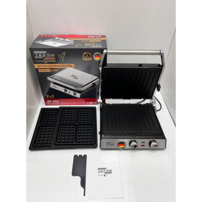 Контактний Гриль-вафельниця 2в1 Zepline ZP-809 3500W