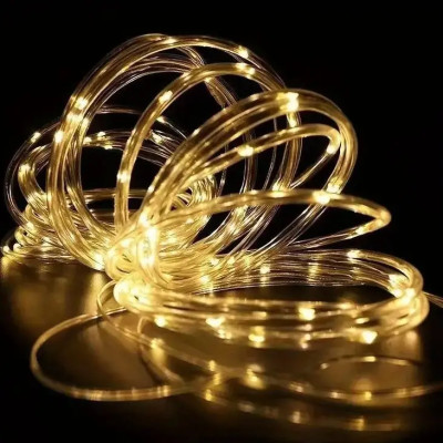Світлодіодна гірлянда "Трубка" 10 м 100 LED, білий теплий