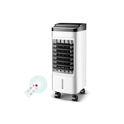 Охолоджувач повітря Germatic SK-001J, (120W, сенсорні кнопки, пульт, екран, колеса, автообіг, ємність - 5,5л, 2 контейнери для льоду)