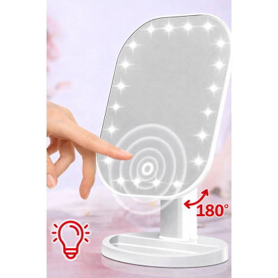 Дзеркало для макіяжу з LED підсвічуванням Cosmetie Mirror HH071 20LED
