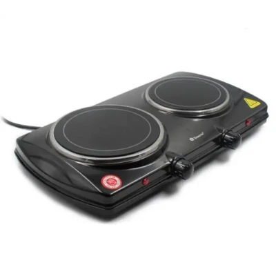 Електроплита Domotec MS-5852, інфрачервона на 2 осередки, 1200 W