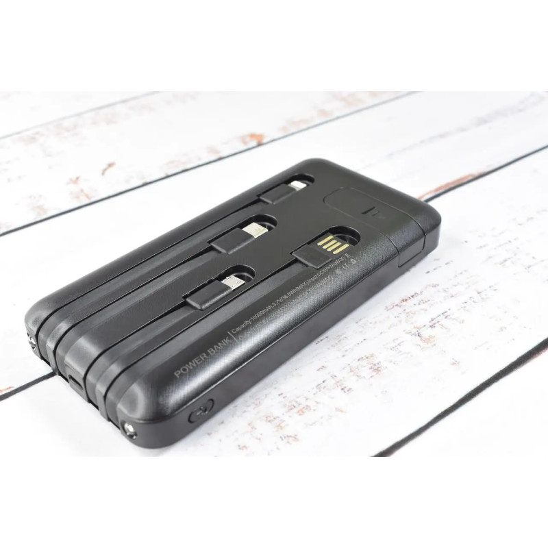 Павербанк Solar Power Bank із сонячною батареєю + ліхтарик 20000 mAh