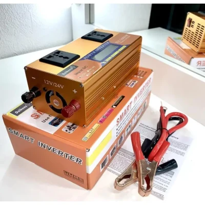 Перетворювач напруги з 12V/24V 220V 4000W LCD SMART (EY4000W)