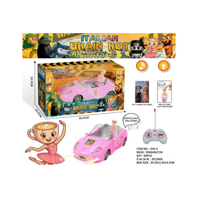 Машинка радіокерована Italian Brain Rot - Deluxe R/C Car "Ballerina Cappuccina"