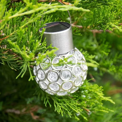 Садовий кристалічний світильник / Вуличний сонячний ліхтар garden light / Світильник із сонячною панеллю Садовий кристалічний світильник / Вуличний сонячний ліхтар garden light / Світильник із сонячною панеллю