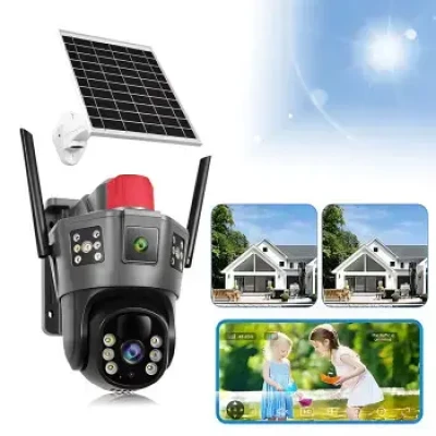 Камера на 3 лінзи, 4G / сонячна панель SD 35-4G