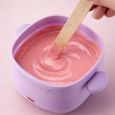Воскоплав баночний силіконовий складаний Wax Warmer YSM-1002A 400 мл 100 Вт