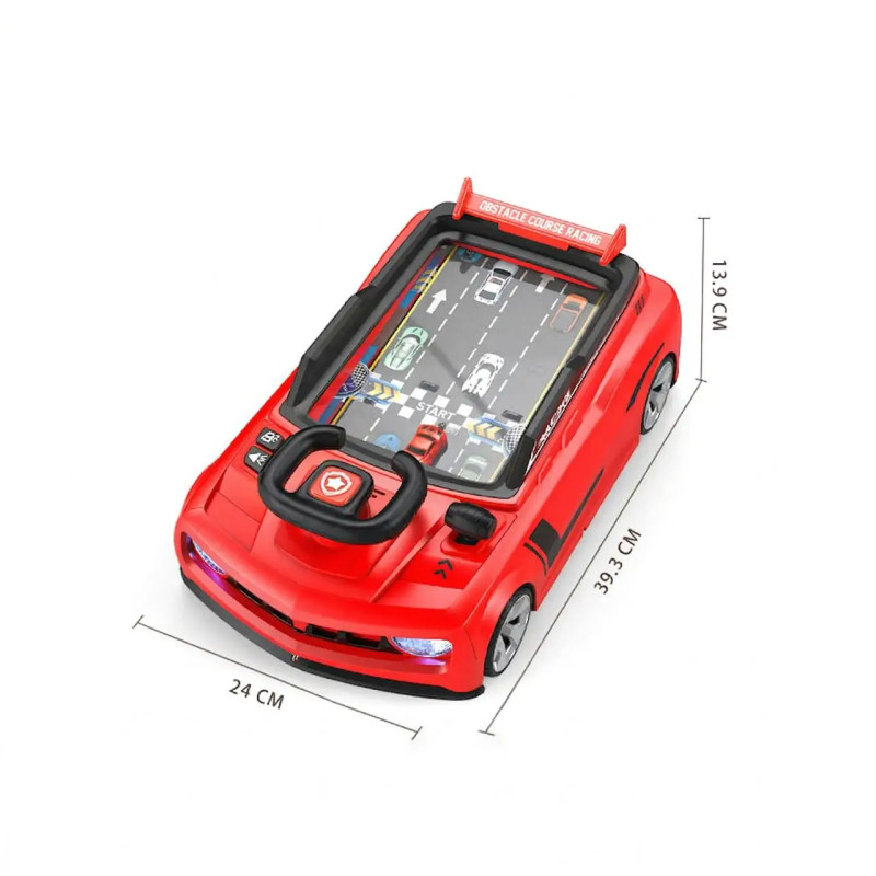 Дитячий симулятор водіння / Ігровий гоночний симулятор Adventure Racing Car Червоний