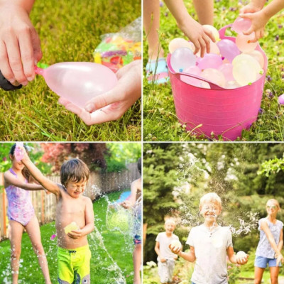 Водяні кульки бомбочки для водних битв Happy Baby Balloons 111 кульок