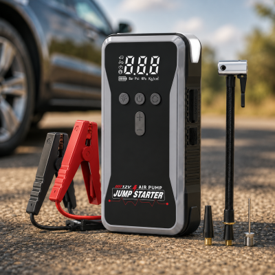 Пускозарядний пристрій S3+ компресор, Power Bank та LED-підсвічування