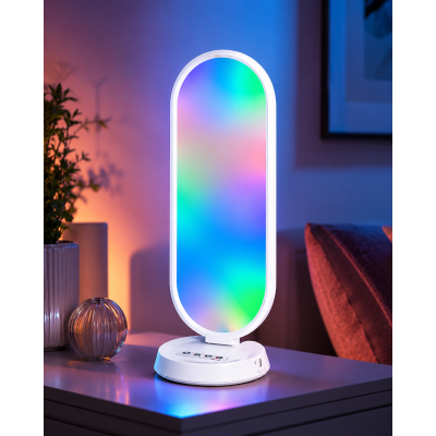 Настільна RGB  LED-лампа MJ52 з регулюванням яскравості та температури світла 38 Вт + пульт