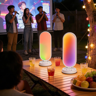 Настільна RGB LED-лампа MJ52 з регулюванням яскравості та температури світла 38 Вт + пульт Настільна RGB LED-лампа MJ52 з регулюванням яскравості та температури світла 38 Вт + пульт