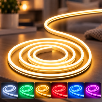 Силіконова LED стрічка 2M / NEON світлодіодна стрічка / Водонепроникна стрічка неон