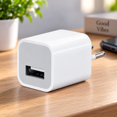 Мережевий зарядний пристрій USB 1A / Адаптер для смартфонів
