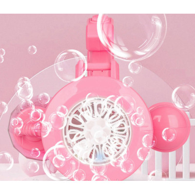 Дитячий кулемет генератор мильних бульбашок від батарейок Bubble machine toy