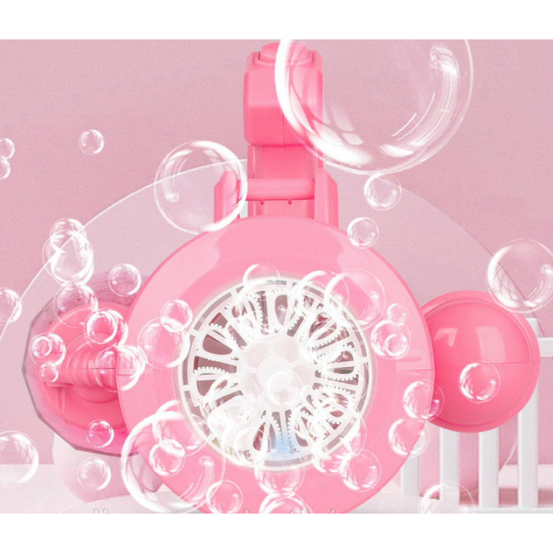 Дитячий кулемет генератор мильних бульбашок від батарейок Bubble machine toy