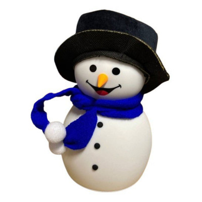 Дитячий силіконовий нічник Сніговик Snowman LJC-118 світильник акумуляторний іграшка для сну
