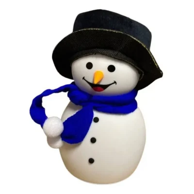 Дитячий силіконовий нічник Сніговик Snowman LJC-118 світильник акумуляторний іграшка для сну