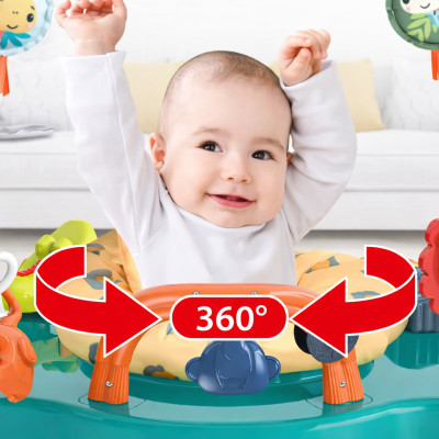 Ігровий центр, що розвиває, дитячий джемпер Fisher-Price Jumperoo Baby Activity Center Зелений
