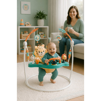 Ігровий центр, що розвиває, дитячий джемпер Fisher-Price Jumperoo Baby Activity Center Зелений