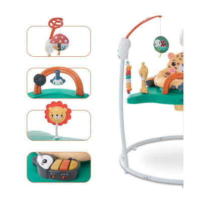 Ігровий центр, що розвиває, дитячий джемпер Fisher-Price Jumperoo Baby Activity Center Зелений