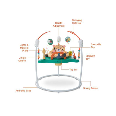 Ігровий центр, що розвиває, дитячий джемпер Fisher-Price Jumperoo Baby Activity Center Зелений