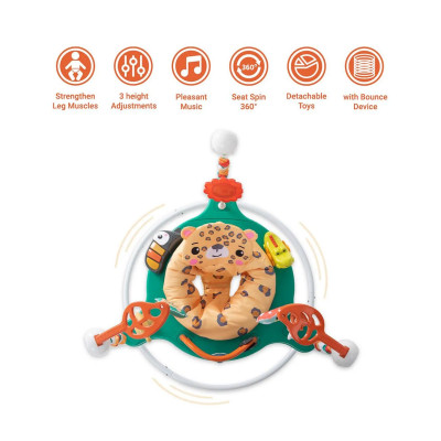 Ігровий центр, що розвиває, дитячий джемпер Fisher-Price Jumperoo Baby Activity Center Зелений