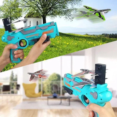 Дитячий іграшковий пістолет катапульта з літачками Air Battle Дитячий іграшковий пістолет катапульта з літачками Air Battle