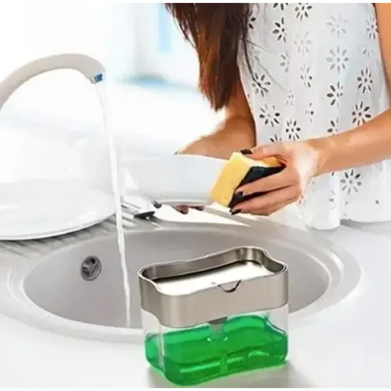 Дозатор Мила Soap Pump Sponge Caddy (0115)