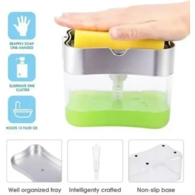 Дозатор Мила Soap Pump Sponge Caddy (0115)