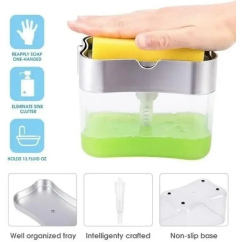 Дозатор Мила Soap Pump Sponge Caddy (0115)