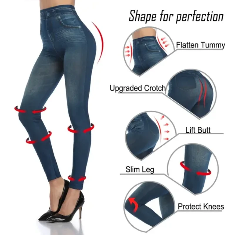 Джегінси Сині Slim 'N Lift Caresse Jeans Джинсові штани Size S/М