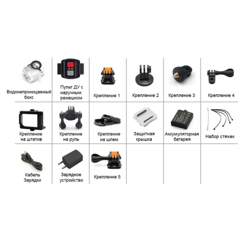 Екшн камера Eken H9R 4k Wi-Fi Black Original
