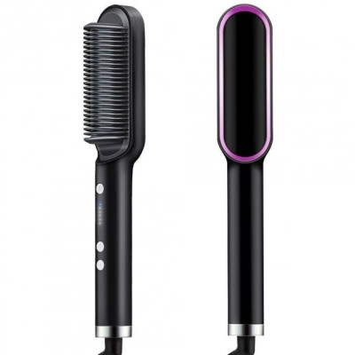 Електрична гребінець-випрямляч Hair Straightener HQT-909 щітка для укладання волосся