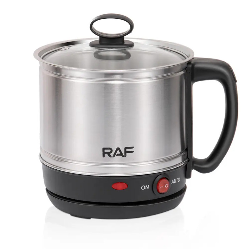 Електрокаструля / Кухонна міні рисоварка RAF R5430 / Каструля-скороварка 1,5 л 600W