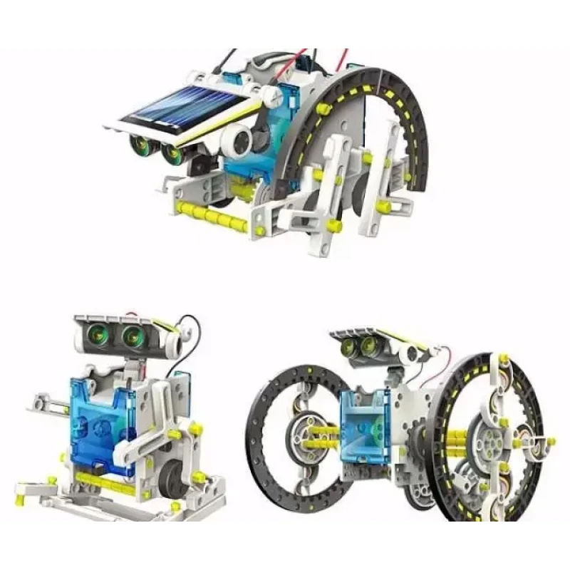 Електронний конструктор робот Solar Robot Original 13 в 1 на сонячних батареях