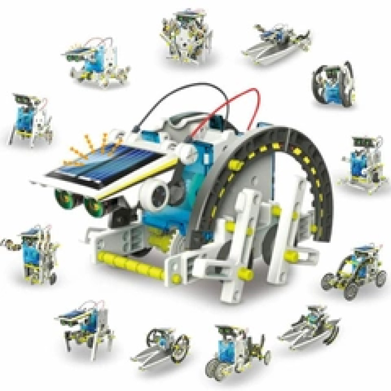 Електронний конструктор робот Solar Robot Original 13 в 1 на сонячних батареях