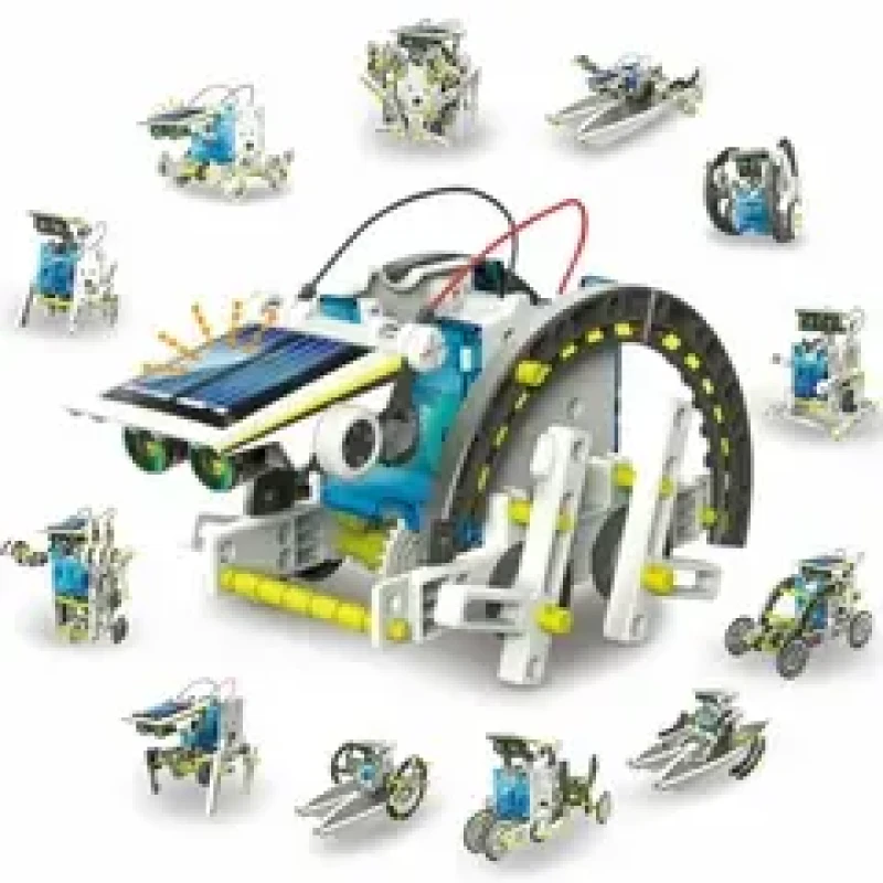 Електронний конструктор робот Solar Robot Original 13 в 1 на сонячних батареях