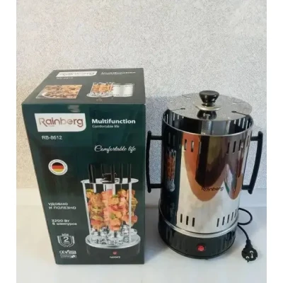 Електрошашличниця Domotec Bbq шашличниця Domotecg MS-7781 1000W