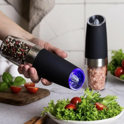 Електричний млин для спецій (20х6,3 см) Spice bottle electronic, від батарейок