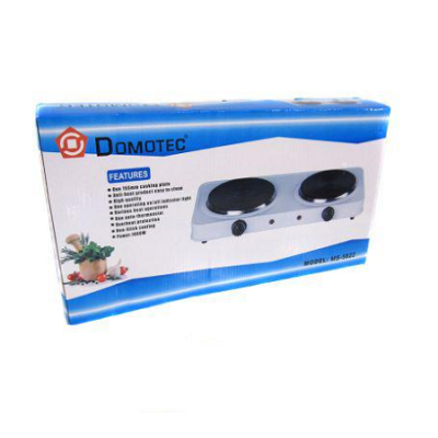 Електрична плита на 2 комфорки Domotec MS-5822