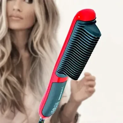 Електричний гребінець-випрямляч FAST HAIR STRAIGHTENER ASL-908 з функцією іонізації