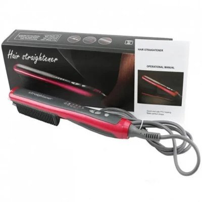 Електричний гребінець-випрямляч FAST HAIR STRAIGHTENER ASL-908 з функцією іонізації