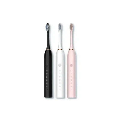 Електрична зубна щітка Sonic Toothbrush Х-3 ультразвукова акумуляторна 4 змінні насадки в комплекті
