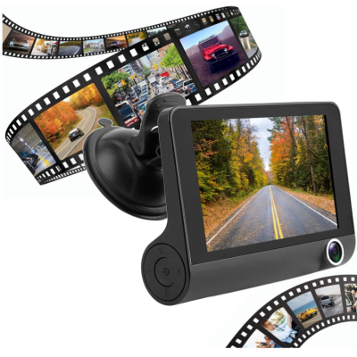 Автомобільний реєстратор 1080P FHD РК-екран 3 камера заднього огляду 170 Автомобільний реєстратор 1080P FHD РК-екран 3 камера заднього огляду 170